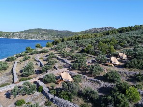 Glamping Tents by the Sea in the Kornati Islands, Dalmatia, Croatia
